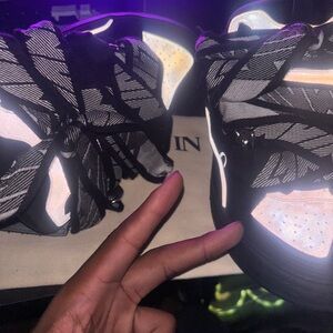 Lanvins -Stylish Black and gray Sneakers!